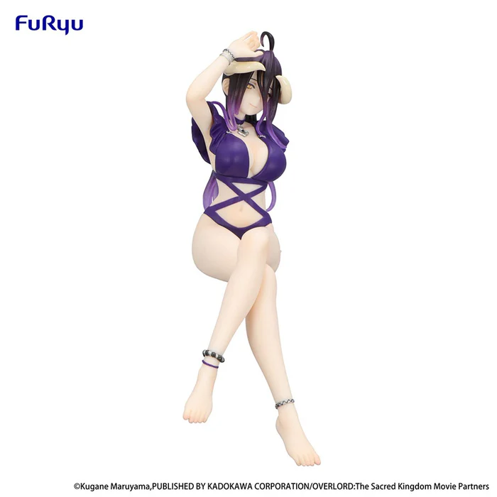 Overlord Noodle Stopper Figure Albedo Swimsuit Dark Purple Color Ver.