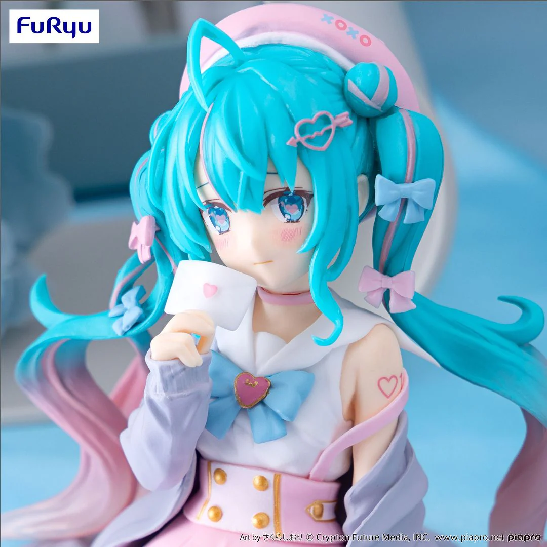 Hatsune Miku Noodle Stopper Figure Sailor Suit in Love Gray ver.