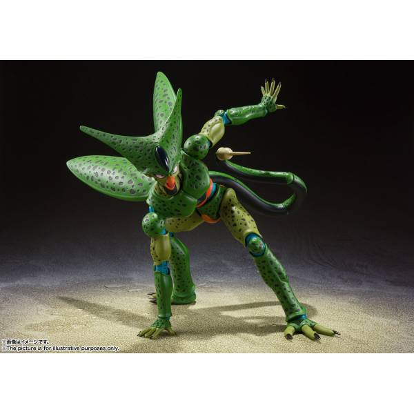 S.H.FIGUARTS: Dragon Ball Z - Cell (First Form) (Reissue) [Bandai Spirits]