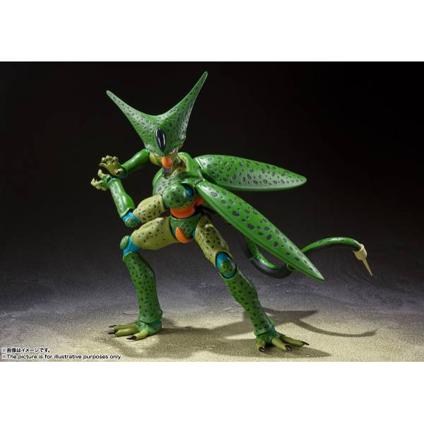 S.H.FIGUARTS: Dragon Ball Z - Cell (First Form) (Reissue) [Bandai Spirits]