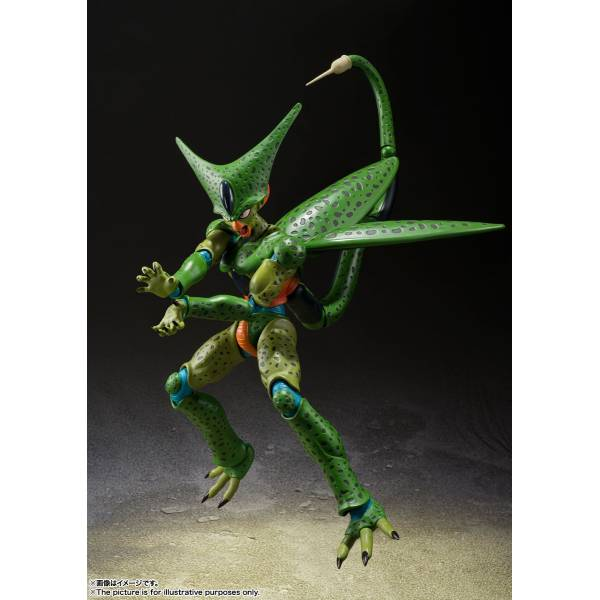 S.H.FIGUARTS: Dragon Ball Z - Cell (First Form) (Reissue) [Bandai Spirits]
