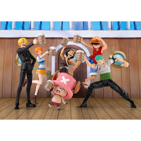S.H.FIGUARTS: One Piece - Banquet Set - Straw Hat Crew (Optional Parts Set) [Bandai Spirits]