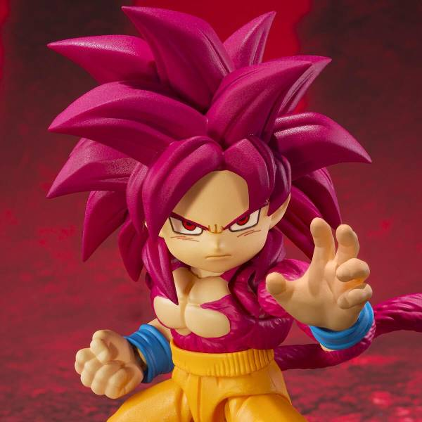 S.H.FIGUARTS: Dragon Ball DAIMA - Super Saiyan 4 Son Goku -mini- (With Bonus) (Limited Edition)