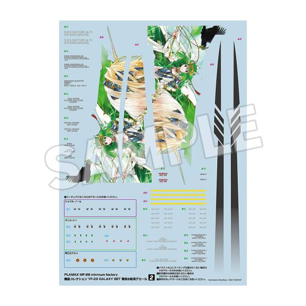 PLAMAX: Macross - YF-29 Galaxy Set (MF-98) 1/20 [Max Factory]