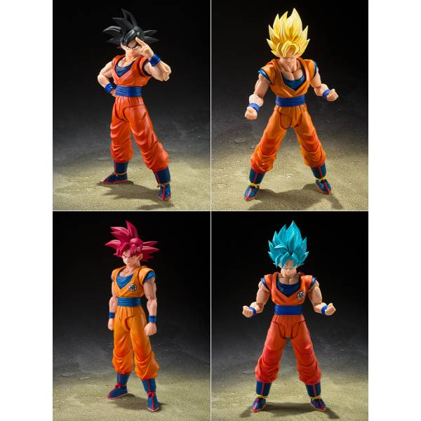 S.H.FIGUARTS: Dragon Ball Super - Super Saiyan God Son Goku (God Aura) [DAM]