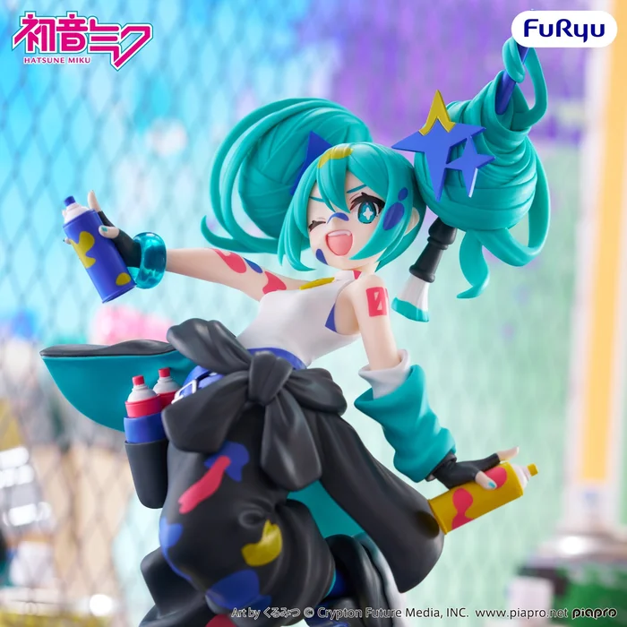 Hatsune Miku: Paint Girl (Alternate Color) Ver. Muchuuto Figure DAM