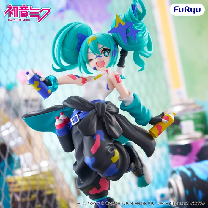 Hatsune Miku: Paint Girl (Alternate Color) Ver. Muchuuto Figure DAM