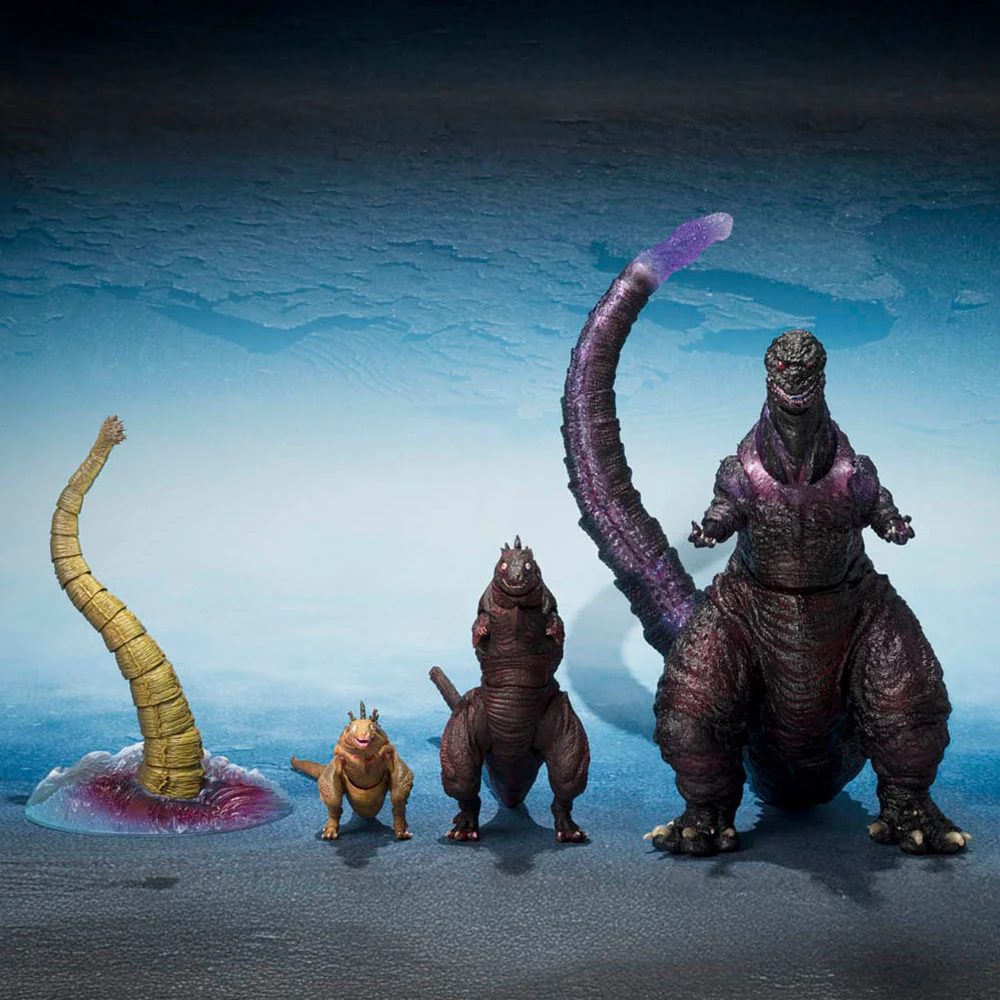 S.H. MonsterArts Shin Godzilla (2016) 2da, 3er Form & Giant Unidentified Creature
