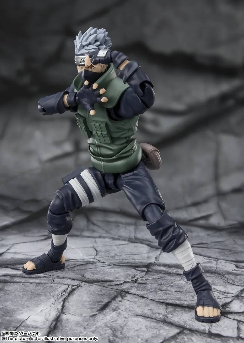 S.H.FIGUARTS: Naruto Shippuden - Kakashi Hatake (The Famous Sharingan Hero) (2nd Reissue)