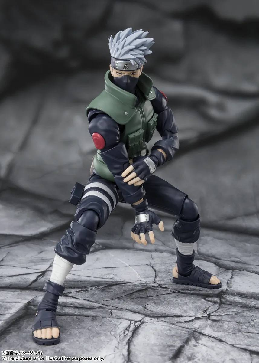 S.H.FIGUARTS: Naruto Shippuden - Kakashi Hatake (The Famous Sharingan Hero) (2nd Reissue)